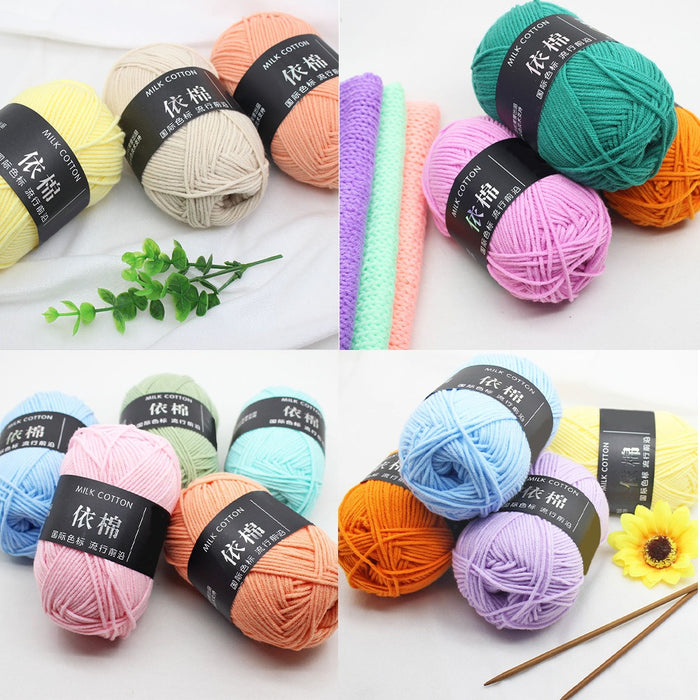 4ply Plain Milkcotton Yarn