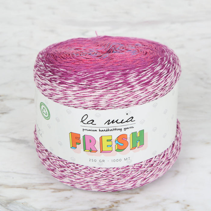 La Mia Fresh Knitting Yarn, Variegated - LF022