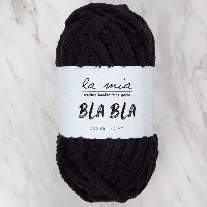 La Mia Bla Bla Hand Knitting Yarn ,Black LB013
