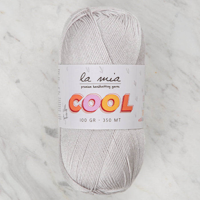 La Mia Cool Hand Knitting Yarn ,Grey L030