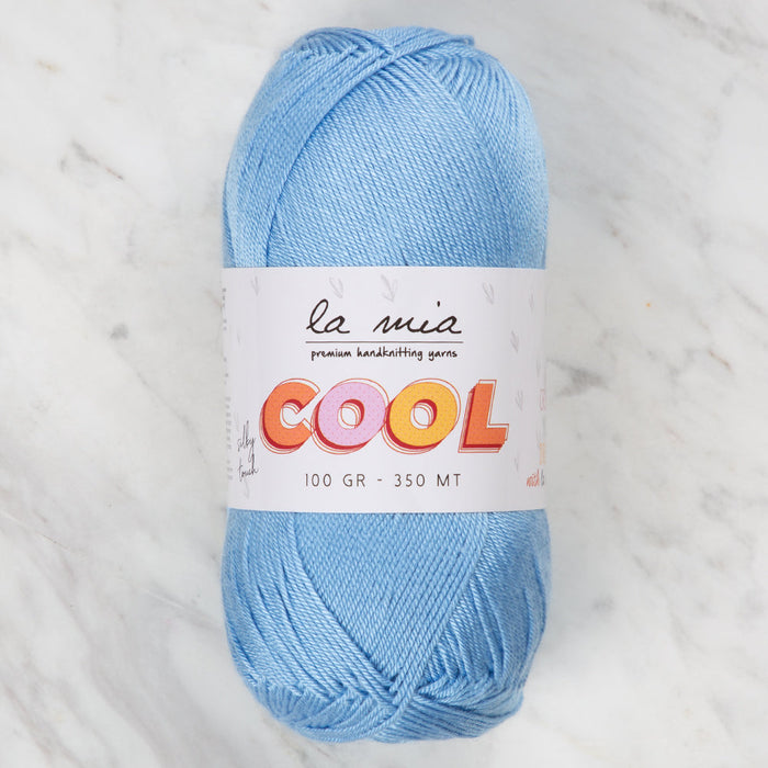 La Mia Cool Hand Knitting Yarn ,Blue L026