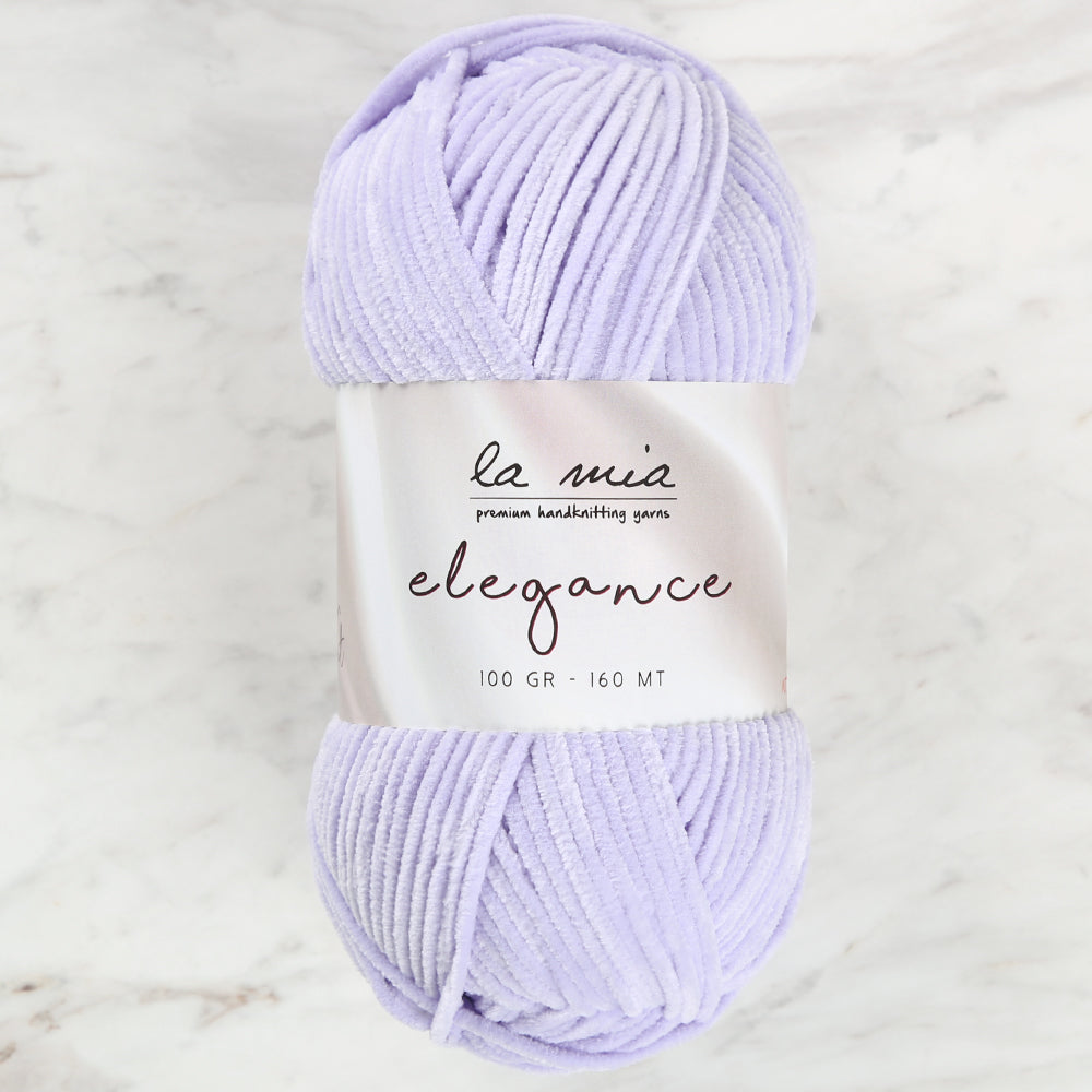 La Mia Elegance Fine Velvet Hand Knitting Yarn,Baby Blue - L941