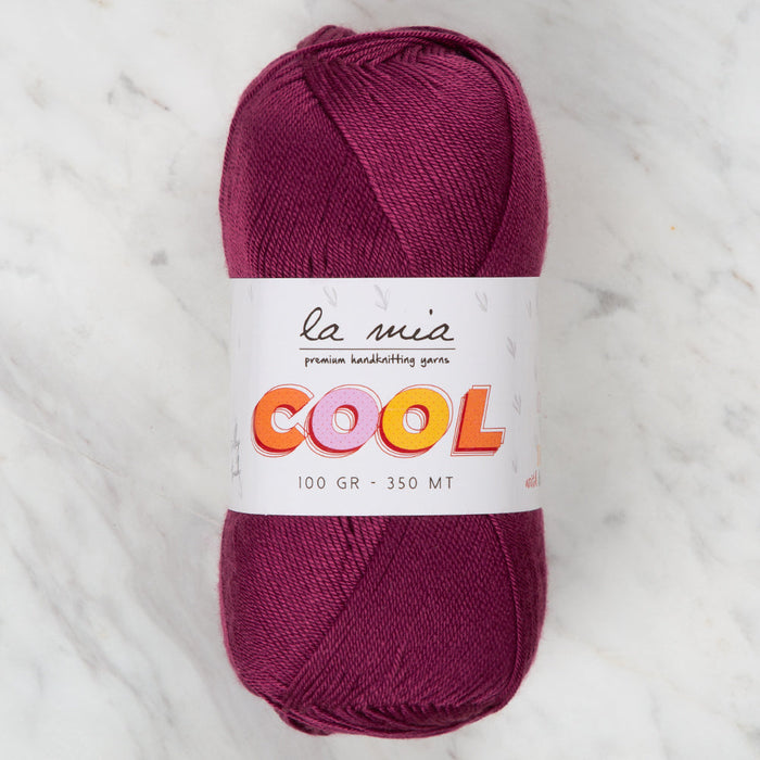 La Mia Cool Hand Knitting Yarn ,Purple L010
