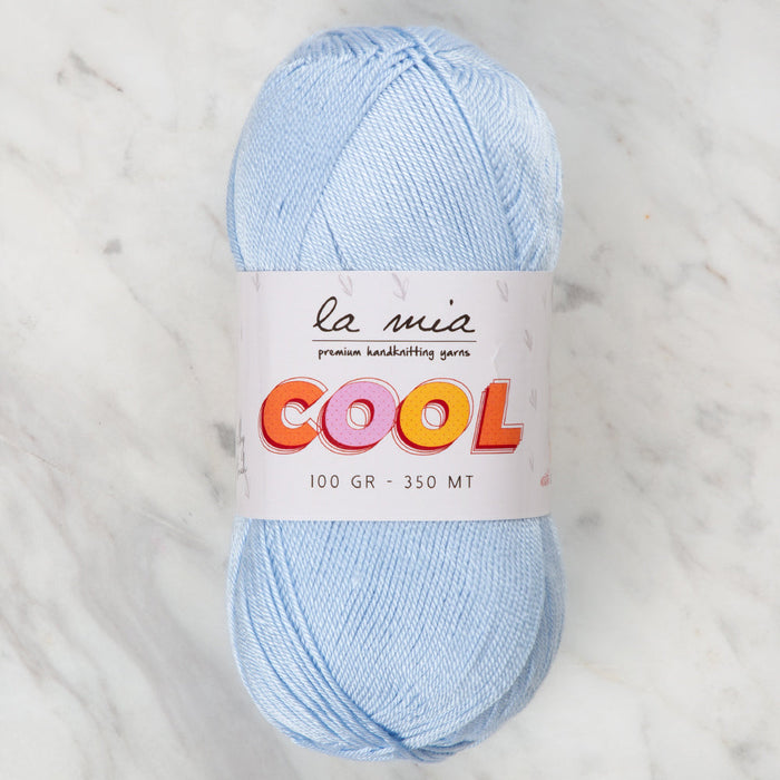 La Mia Cool Hand Knitting Yarn ,Blue L022