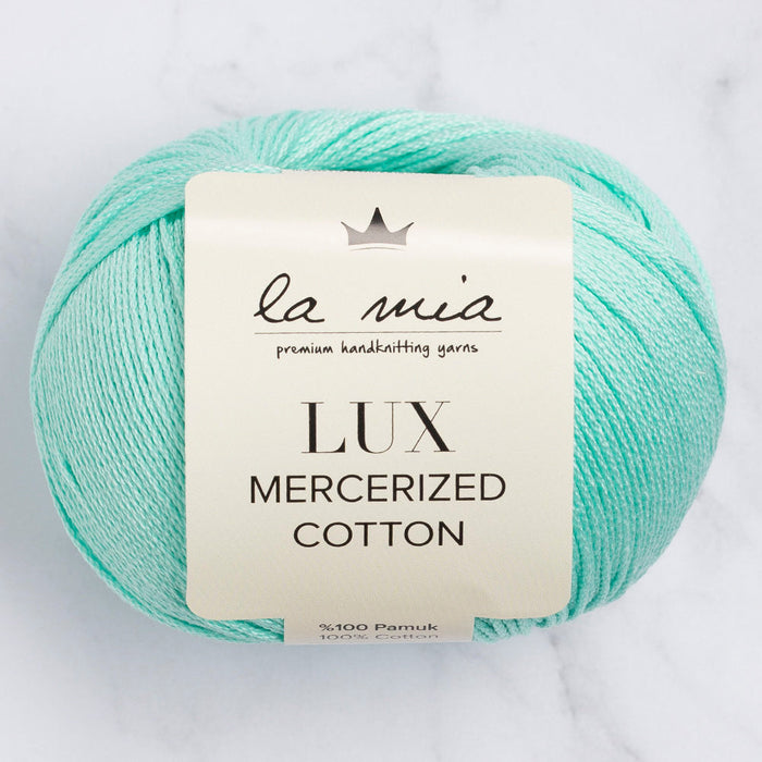 La Mia Lux Mercerized Cotton Yarn, Pastel Green - 137