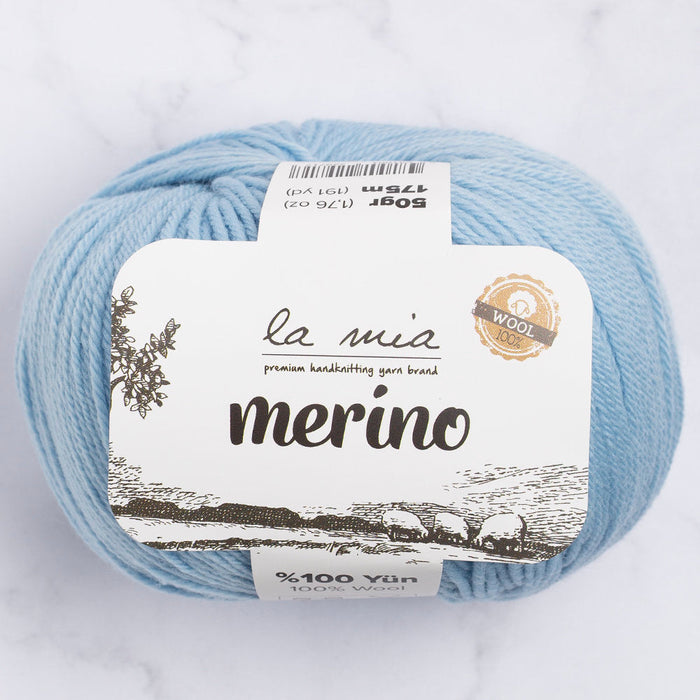 La Mia Merino Yarn, Blue - L095