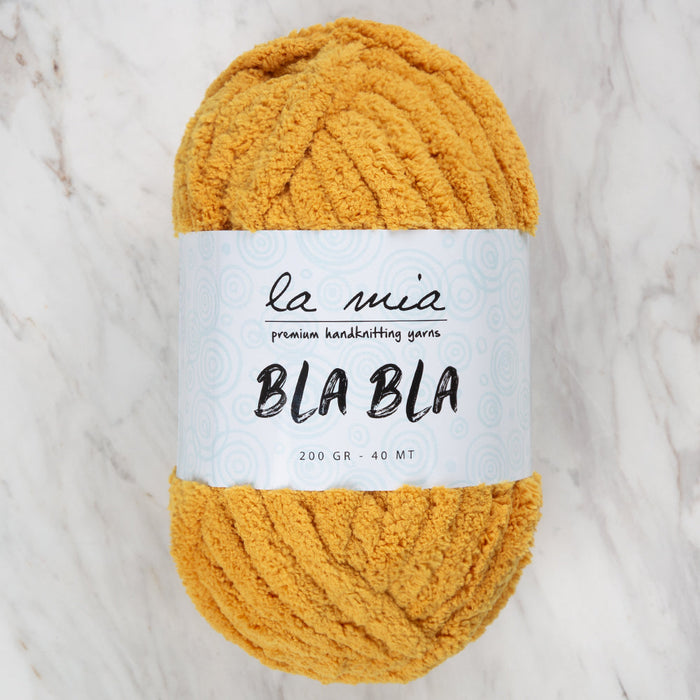 La Mia Bla Bla Hand Knitting Yarn ,Mustard LB008