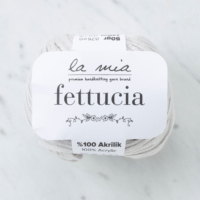 La Mia Fettucia Yarn, Grey - L047