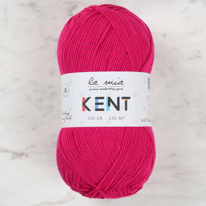 La Mia Kent Hand Knitting Yarn,Fuchsia - L030