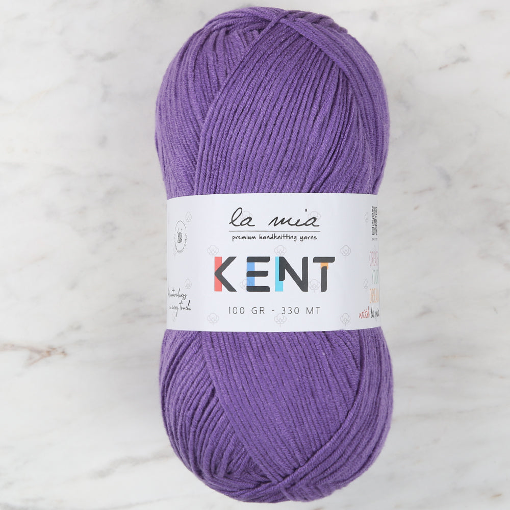 La Mia Kent Hand Knitting Yarn,Purple - L023