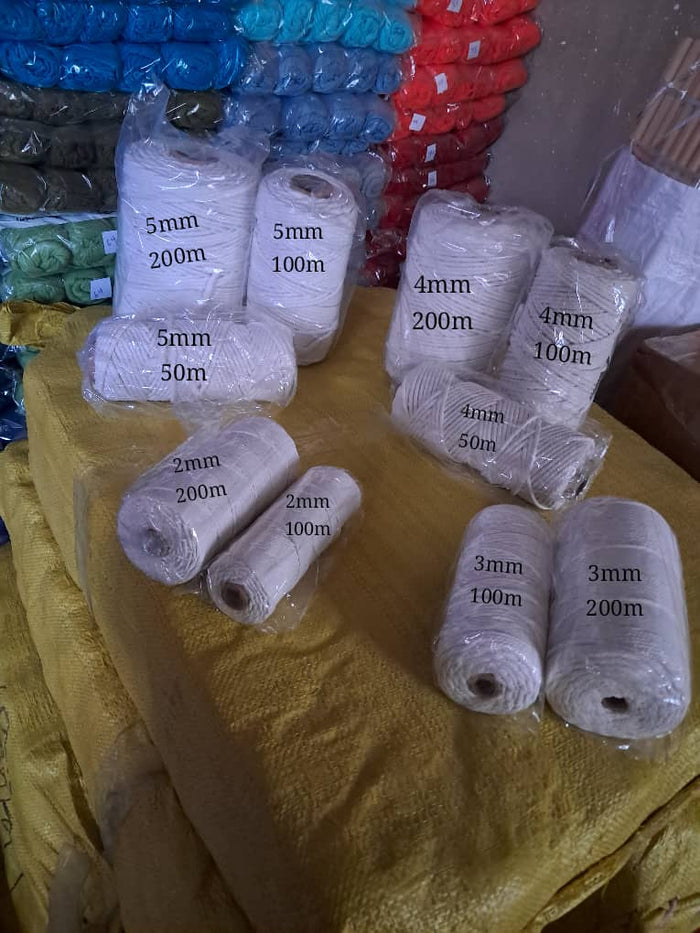 Plain Cotton Macrame